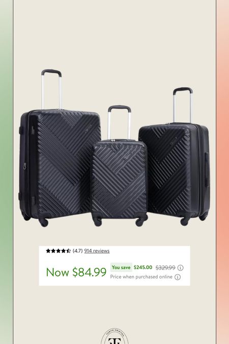 3 piece luggage set for $85

#LTKfindsunder100 #LTKtravel #LTKsalealert