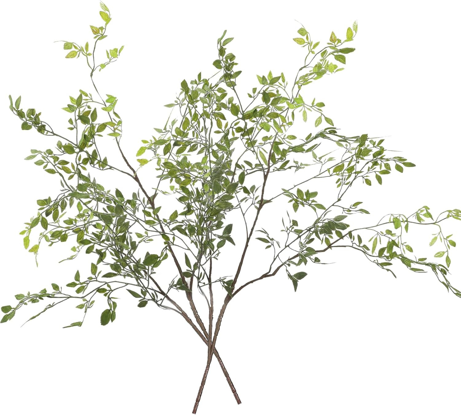 Panonw Artificial Plant Branch, 2 Pcs Fake Lucky Plants Live Like with Green Leaves Plastic Tall ... | Amazon (US)