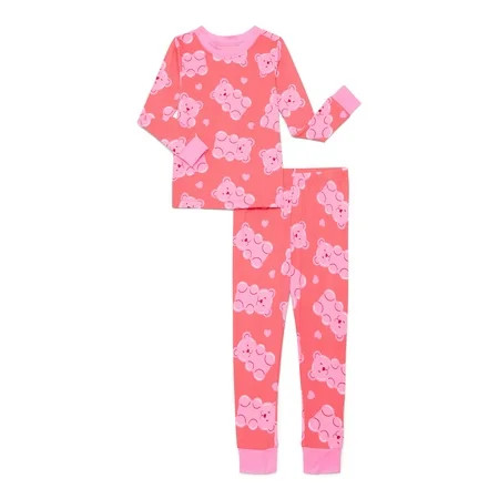 Valentine's Day Toddler Boys or Girls Snug-Fit Top and Pants Pajama Set from Way to Celebrate, 2-... | Walmart (US)