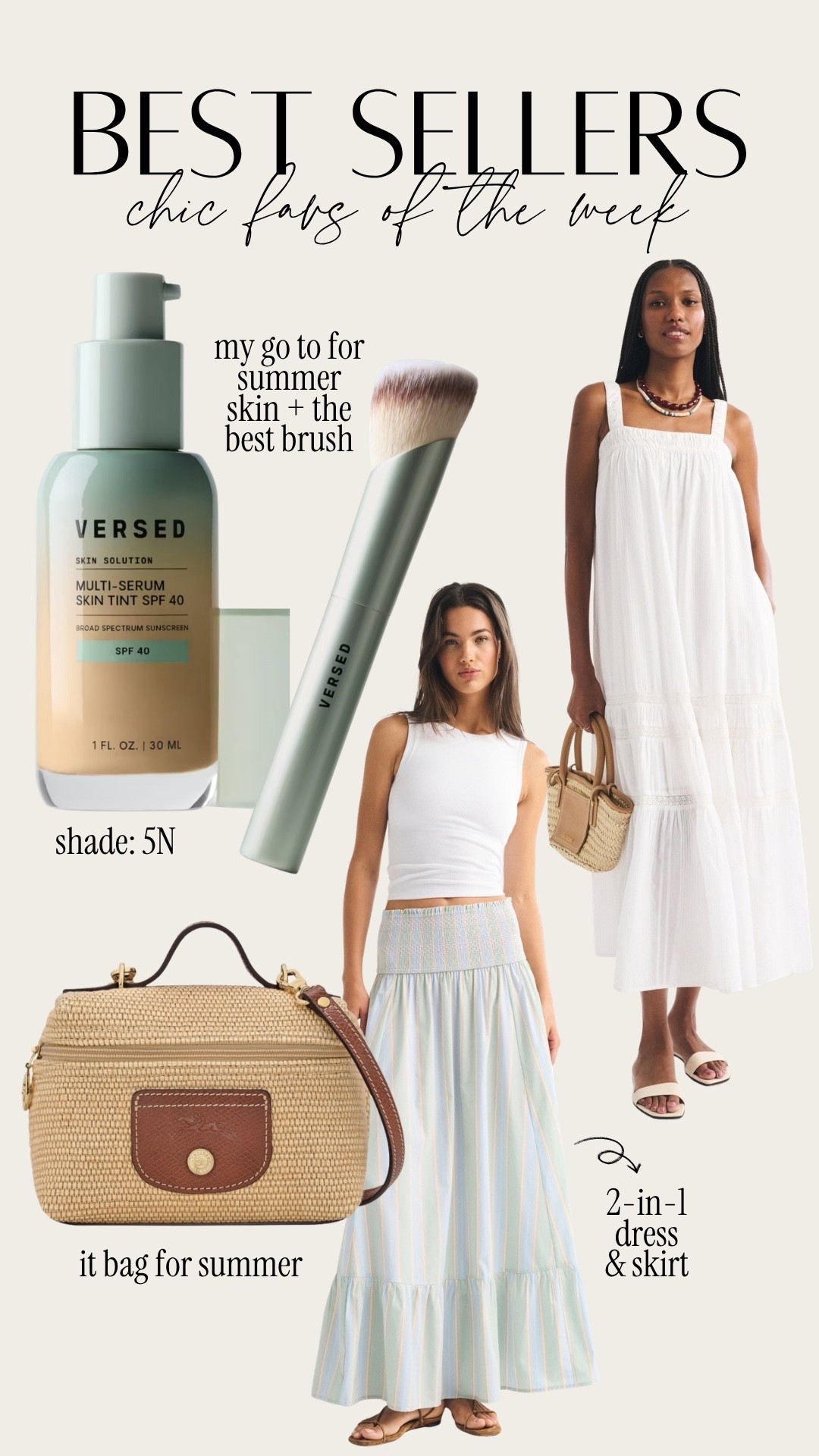 Best sellers of the week!! For the skin tint I wear shade 3P in Winter and 5N in the Summer