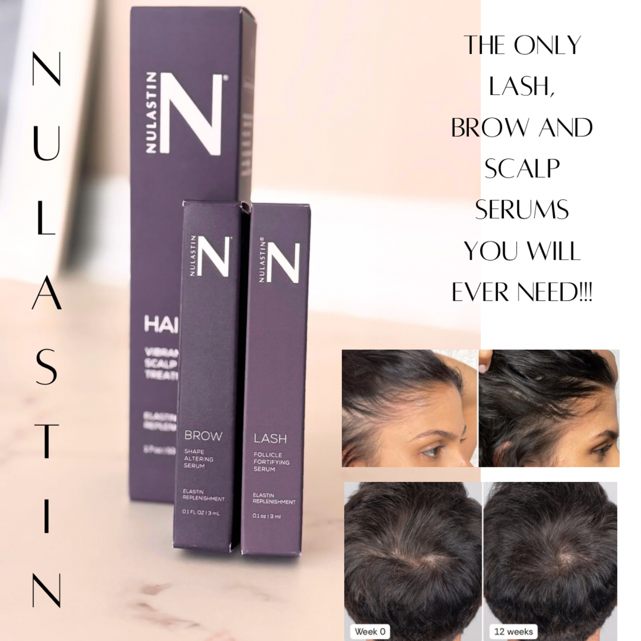 The best last/brow serum out there! And the only scalp serum you’ll need!!  
