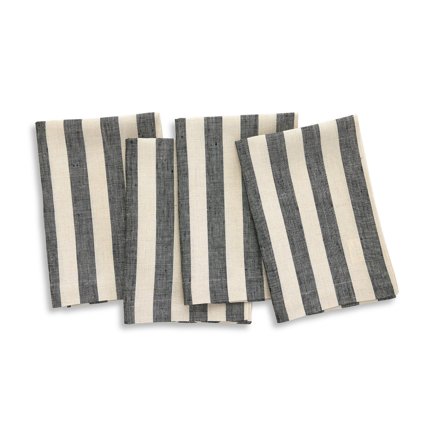 Sorrento Stripe Linen Napkins, Set of 4 | Solino Home