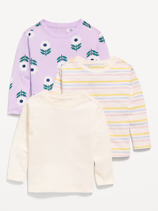 Long-Sleeve T-Shirt 3-Pack for Toddler Girls | Old Navy (US)