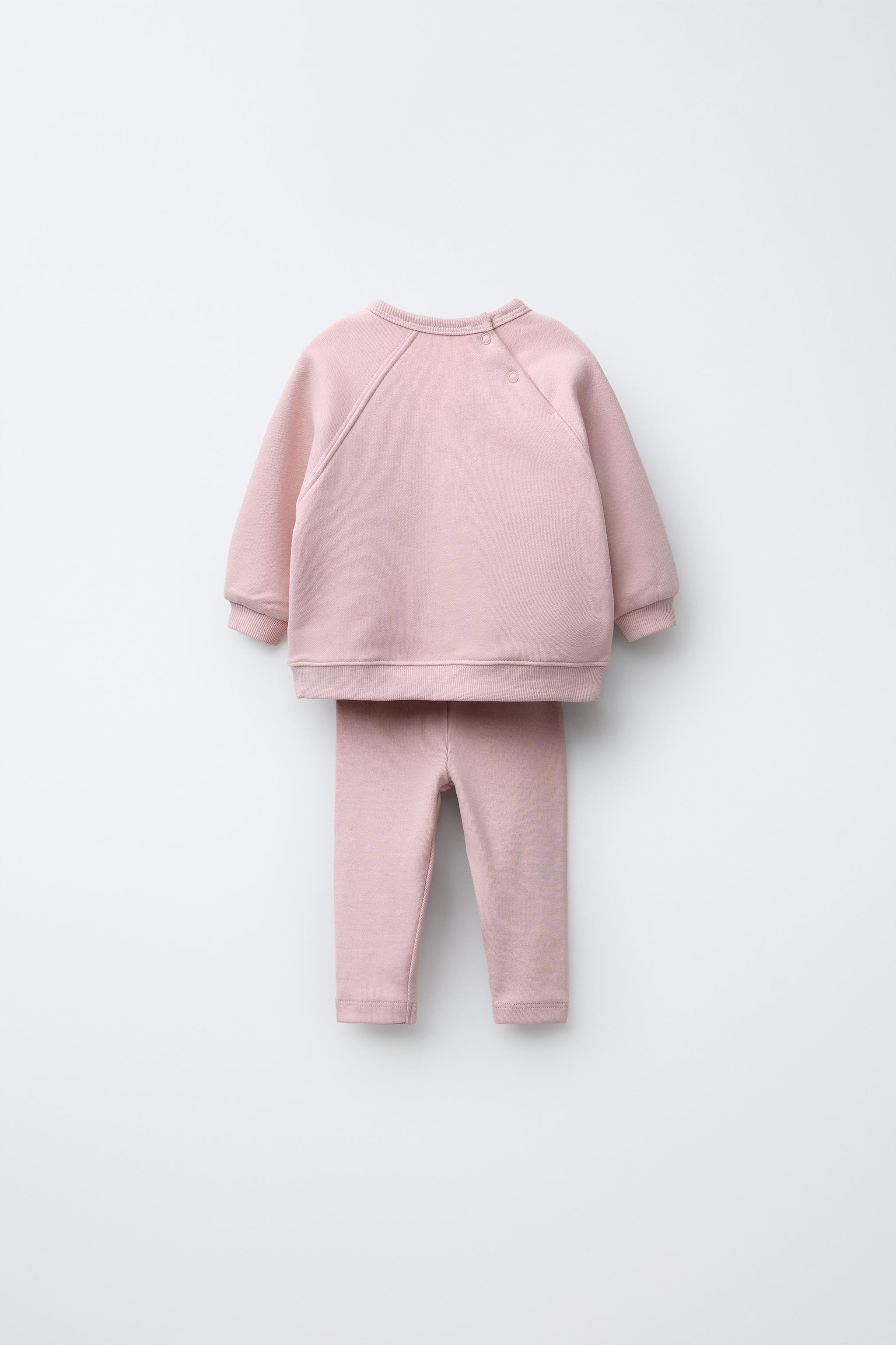 SWEATSHIRT AND PLAIN LEGGING SET | Zara US