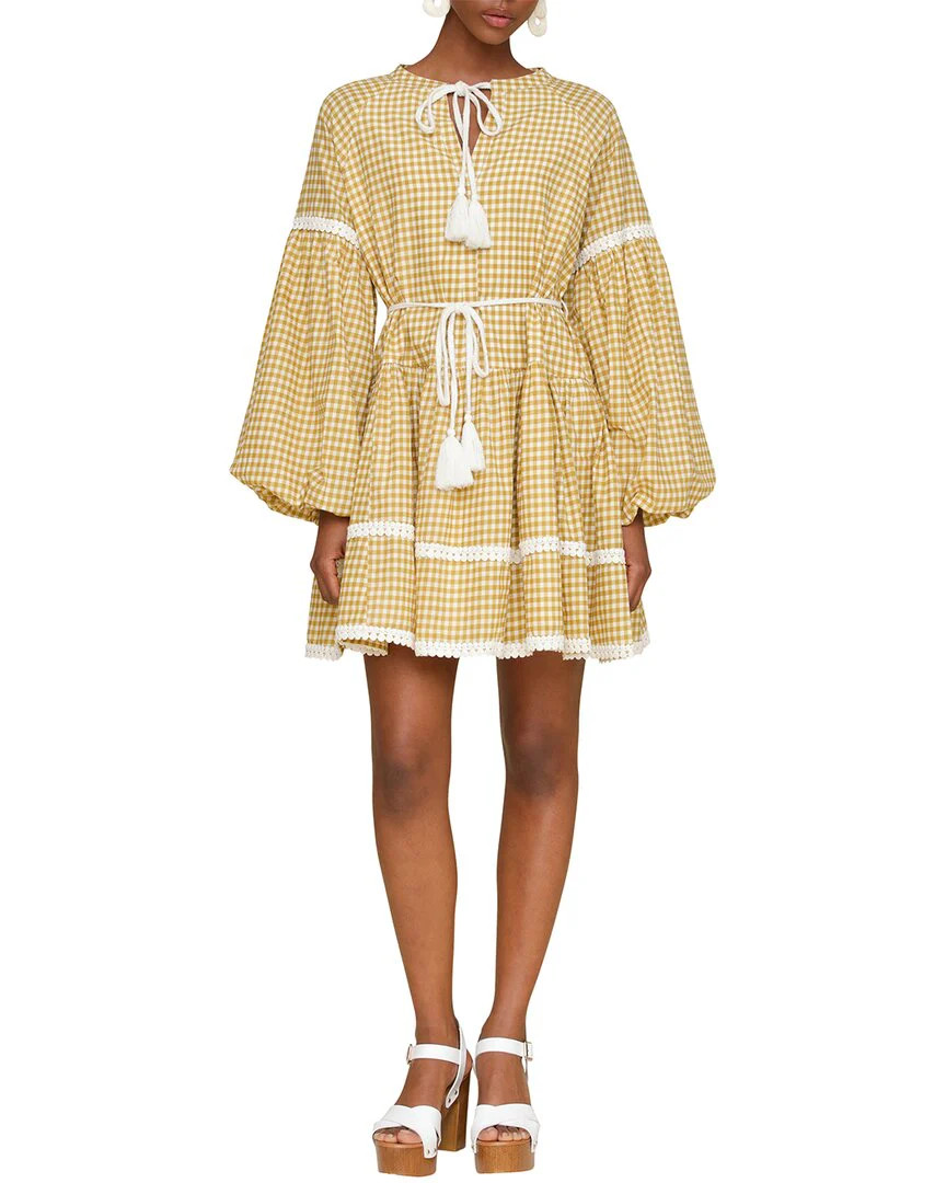 Avec Les Filles Printed Mini Prairie Dress | Shop Simon