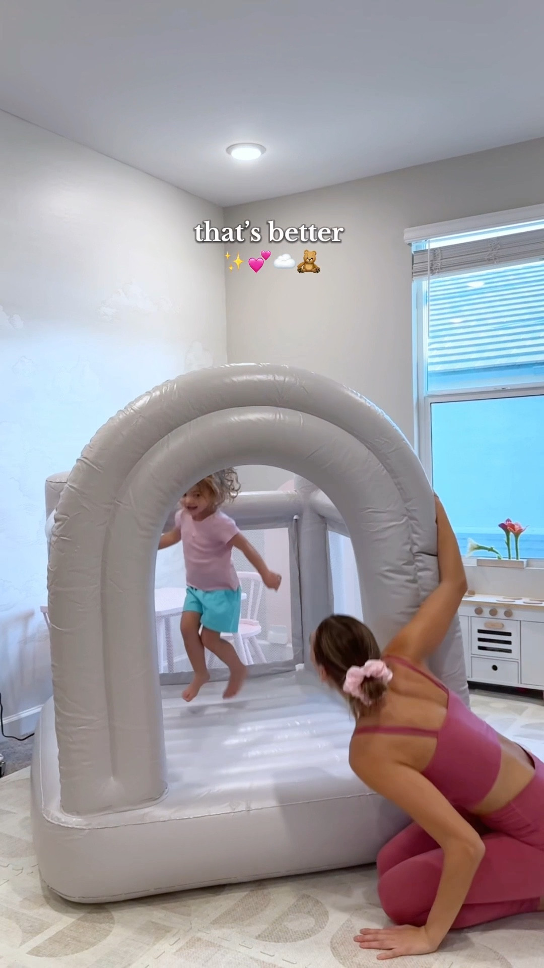 Mini bounce house perfect for a toddler playroom or indoor small space - also BEST GIFT if you’re starting to shop early! 

#LTKFallSale #LTKKids #LTKFamily