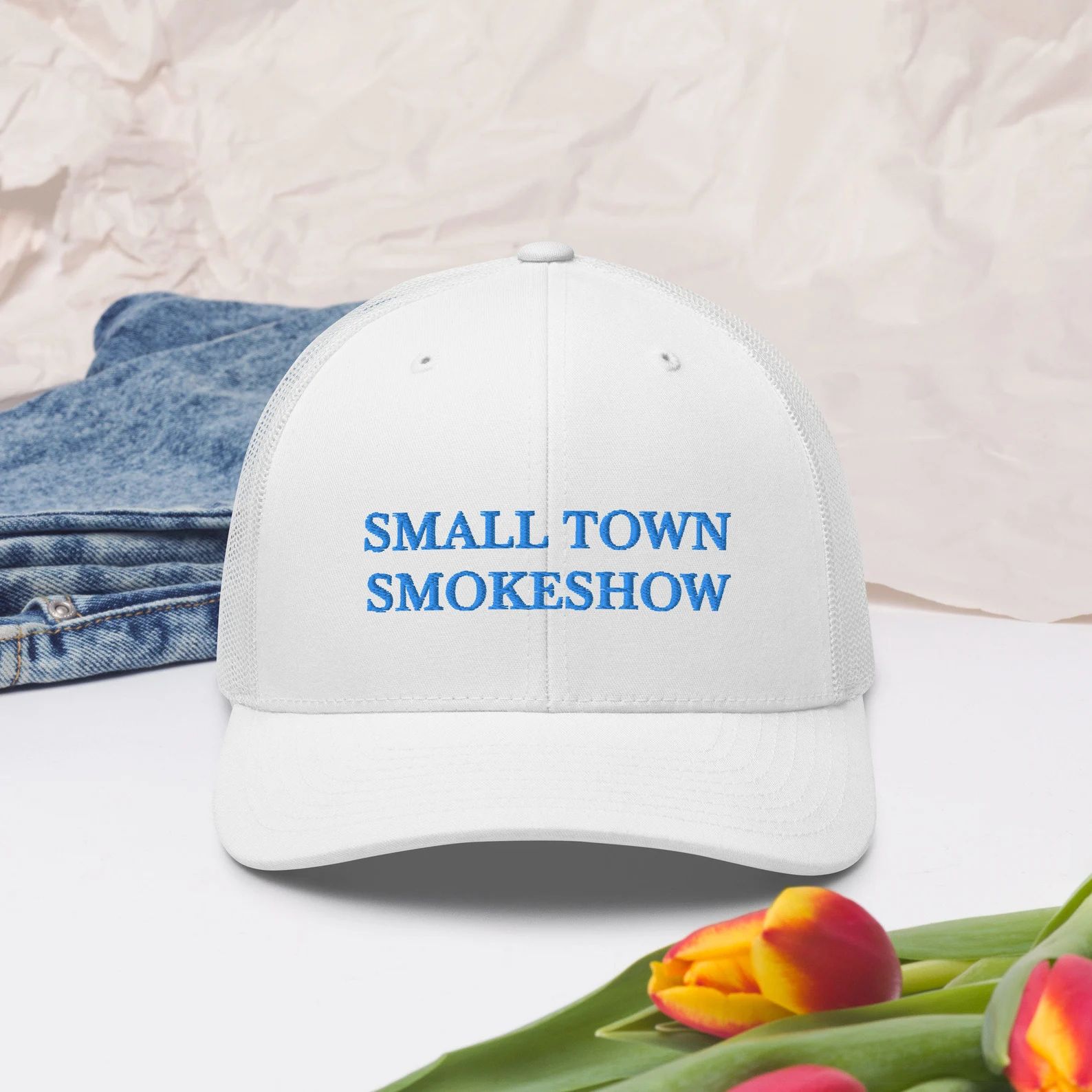 Small Town Smoke Show Trucker Cap Western Trucker Hat Western Fashion - Etsy | Etsy (US)