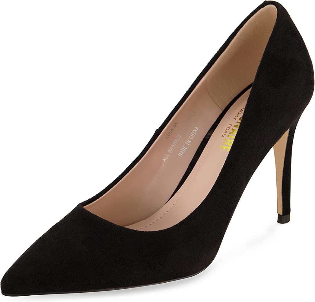 CUSHIONAIRE Women's Lola Dress Pump with +Comfort, Wide Widths Available | Amazon (US)