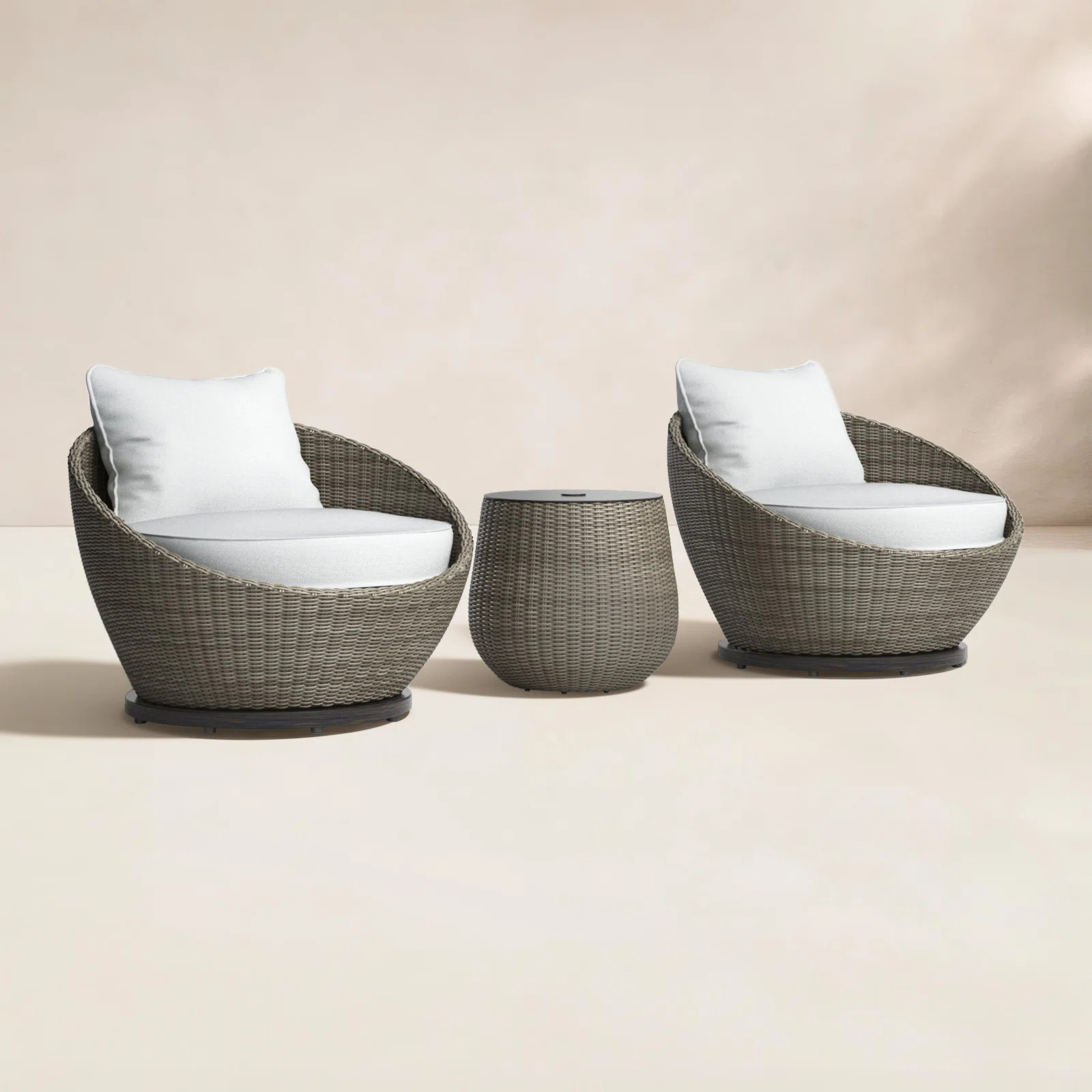 Madge 3 Piece Seating Group with Cushions | Wayfair North America