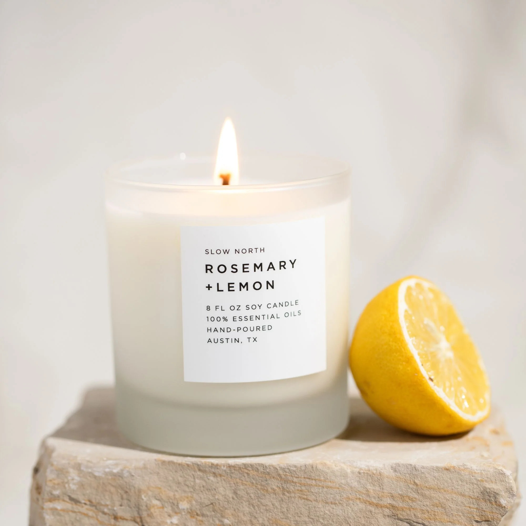 Rosemary + Lemon - Signature Candle | Slow North