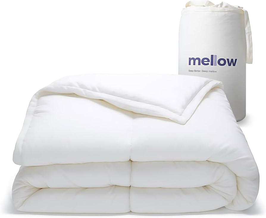 Mellow Temperature Control Comforter – King Size, All Season, Dual Layer: Reversible Cool-Warm ... | Amazon (US)