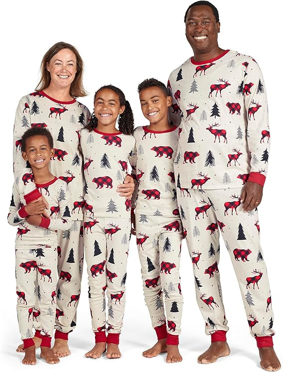 The Children's Place Kids' Family Matching, Festive Christmas Pajama Sets, Cotton | Amazon (US)