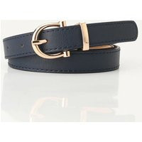 Lemon Daisy Accessories Women's Noa Sleek Everyday Belt in Navy | Debenhams UK