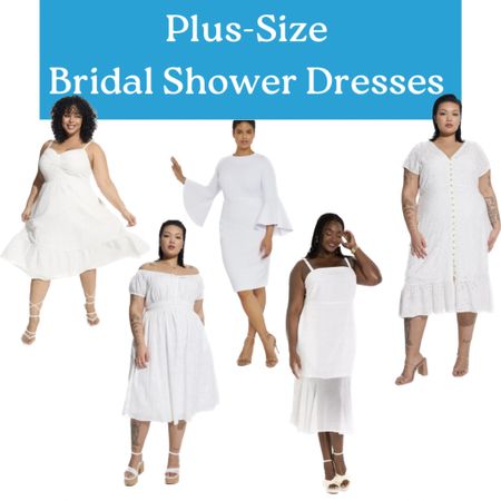 Bridal, bride, bridal shower, white dress, plus-size dress, plus-size bridal dress, plus-size bridal shower dress, plus-size white dress, plus-size bride

#LTKwedding #LTKstyletip #LTKcurves