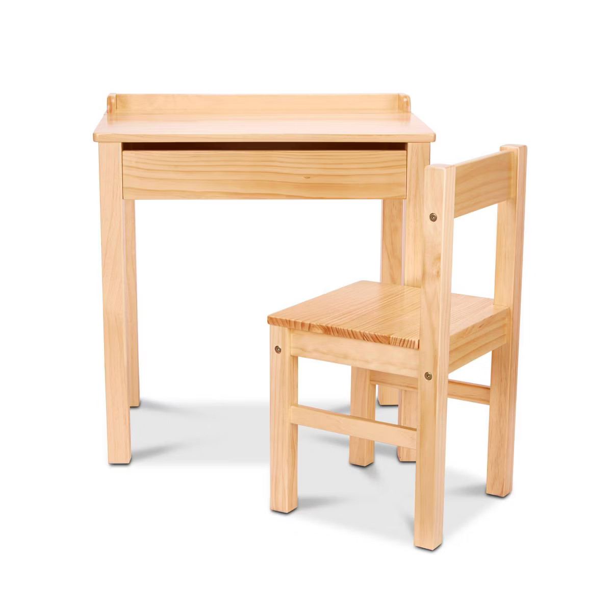 Melissa & Doug Wooden Child's Lift-Top Desk and Chair - Honey | Target