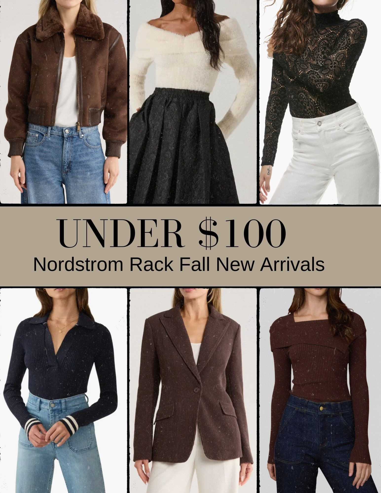 Under $100 Fall New Arrivals
Faux leather jacket under $50
Polo Sweater
Suede blazer 
Frame jeans  

#LTKFindsUnder50 #LTKFindsUnder100 #LTKSeasonal