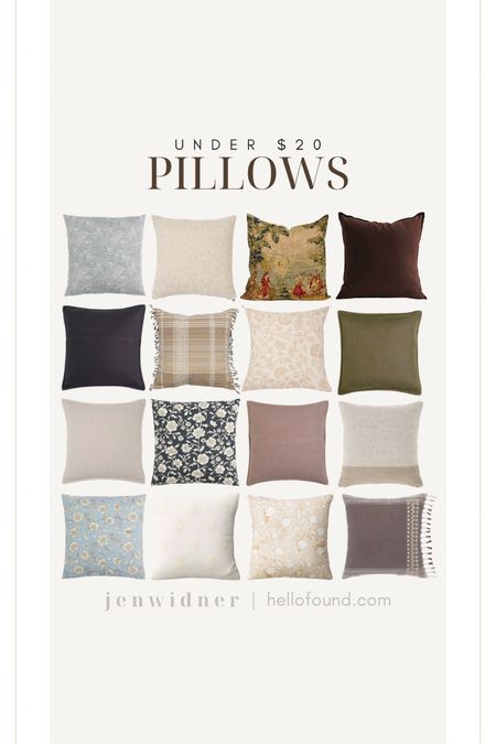 The best room changing throw pillows I could find for under $20! The love that dark brown pillow and theres a few in this set that are a brushed linen! I also have two if the tan stripe with fringe! Such great deal! 🤩

#under20 #homedecor #pillows #affordable #amazon #handm #hm #walmart 

#LTKFind #LTKunder50 #LTKhome