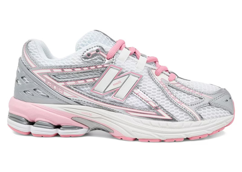 New Balance 1906R Silver Sneakers in White/Pink | StockX