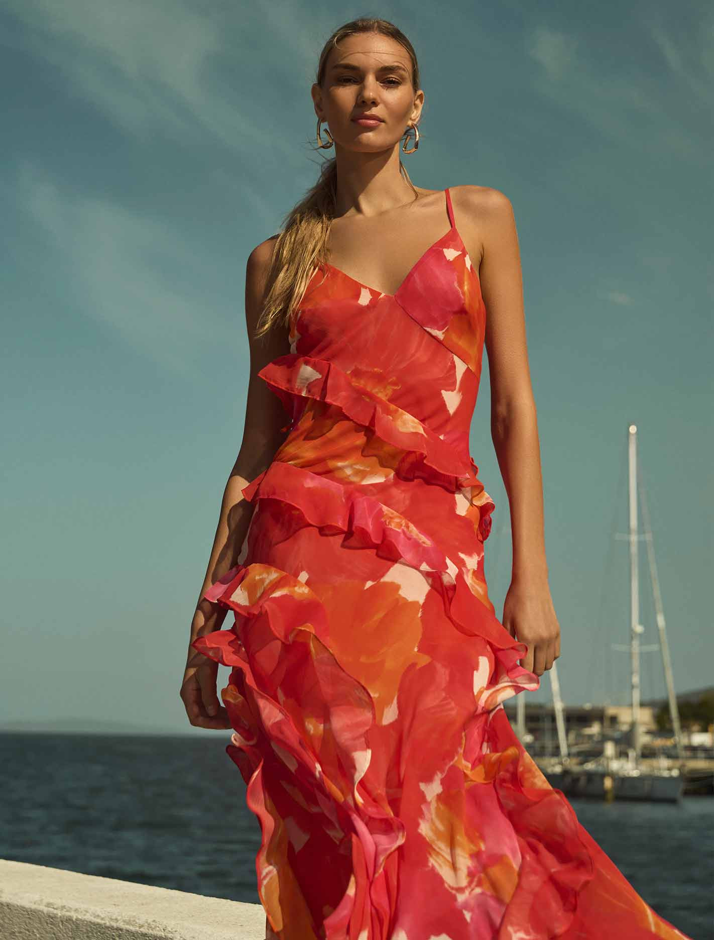 Poppy Ruffle Gown | Forever New (UK & IE)