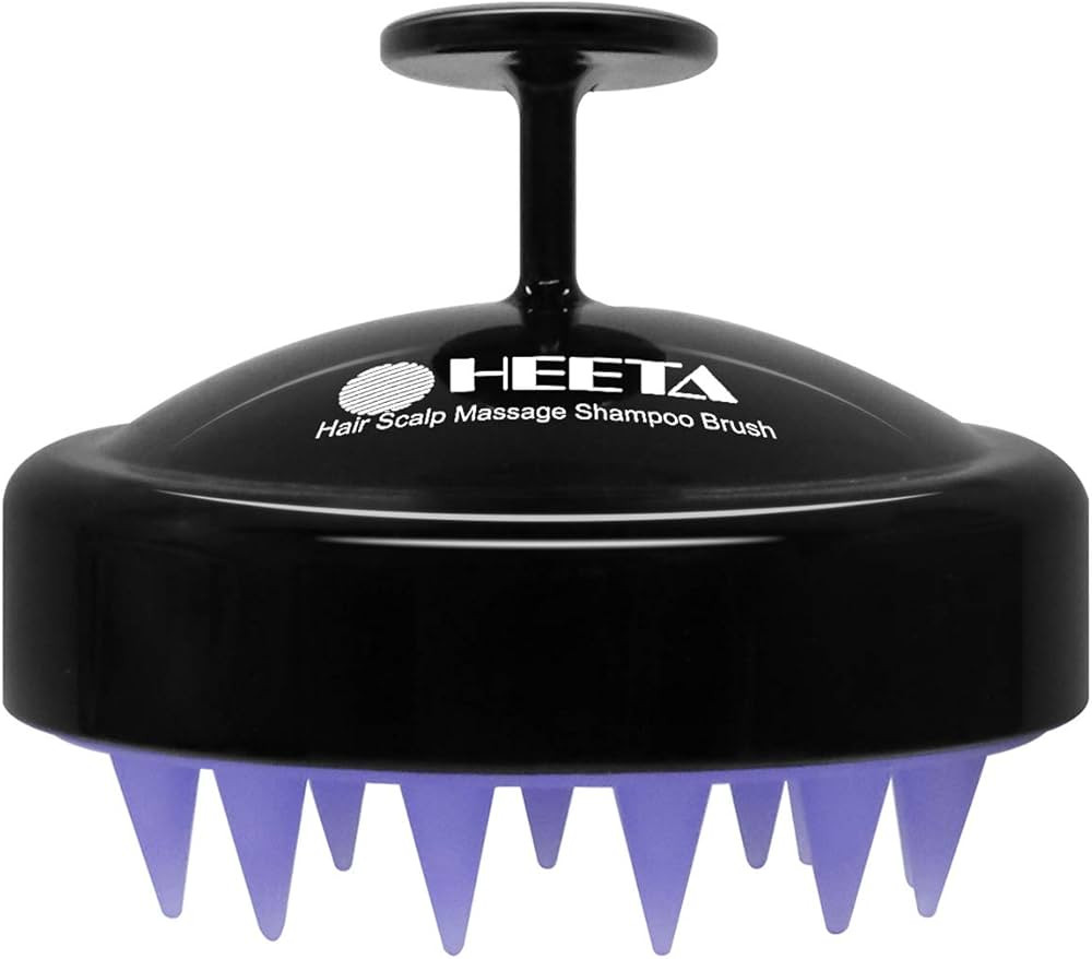 HEETA Shampoo Scalp Brush Massager Hair Growth, Scalp Scrubber with Soft Silicone Bristles for Ha... | Amazon (US)