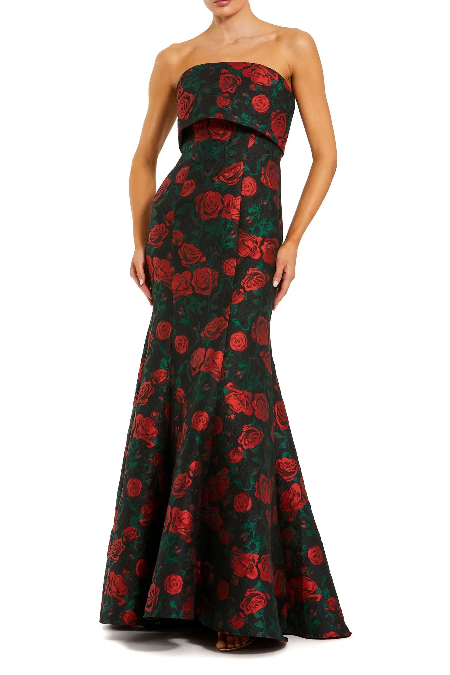 Mac Duggal Women's Strapless Floral Brocade Mermaid Gown (Women) | Nordstrom | Nordstrom