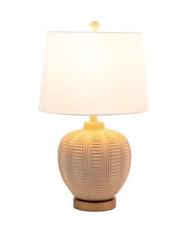 24in Marrla Textured Table Lamp | Bedroom | Marshalls | Marshalls