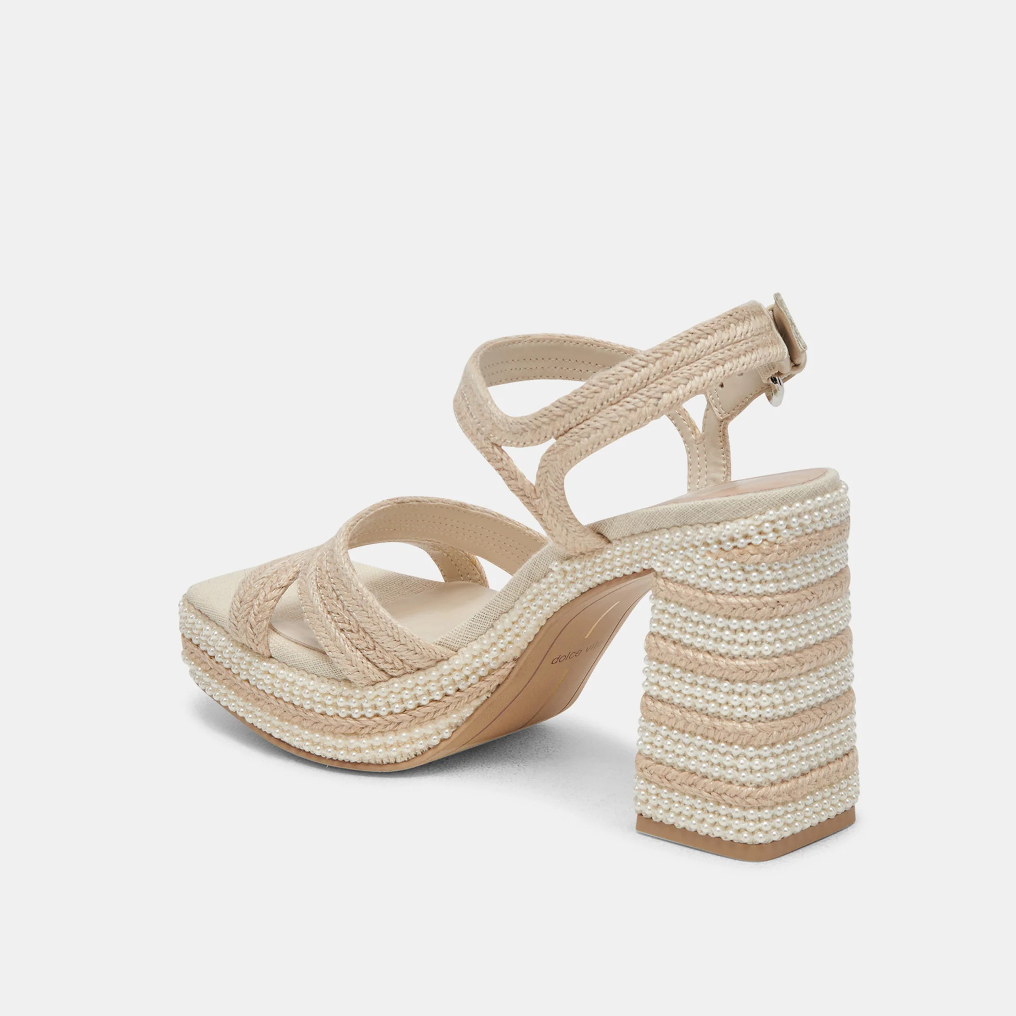 ANIRA Ivory Pearl Heels | Women's Bridal Ivory Pearl Heels | DolceVita.com