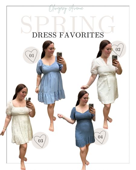 Cute spring dresses! 

#LTKmidsize #LTKstyletip #LTKfindsunder50