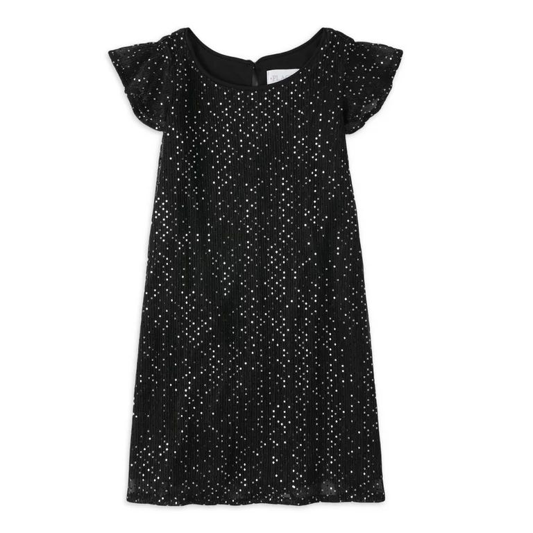 The Children's Place Girls Sparkle Dress, Sizes XS-XXL | Walmart (US)