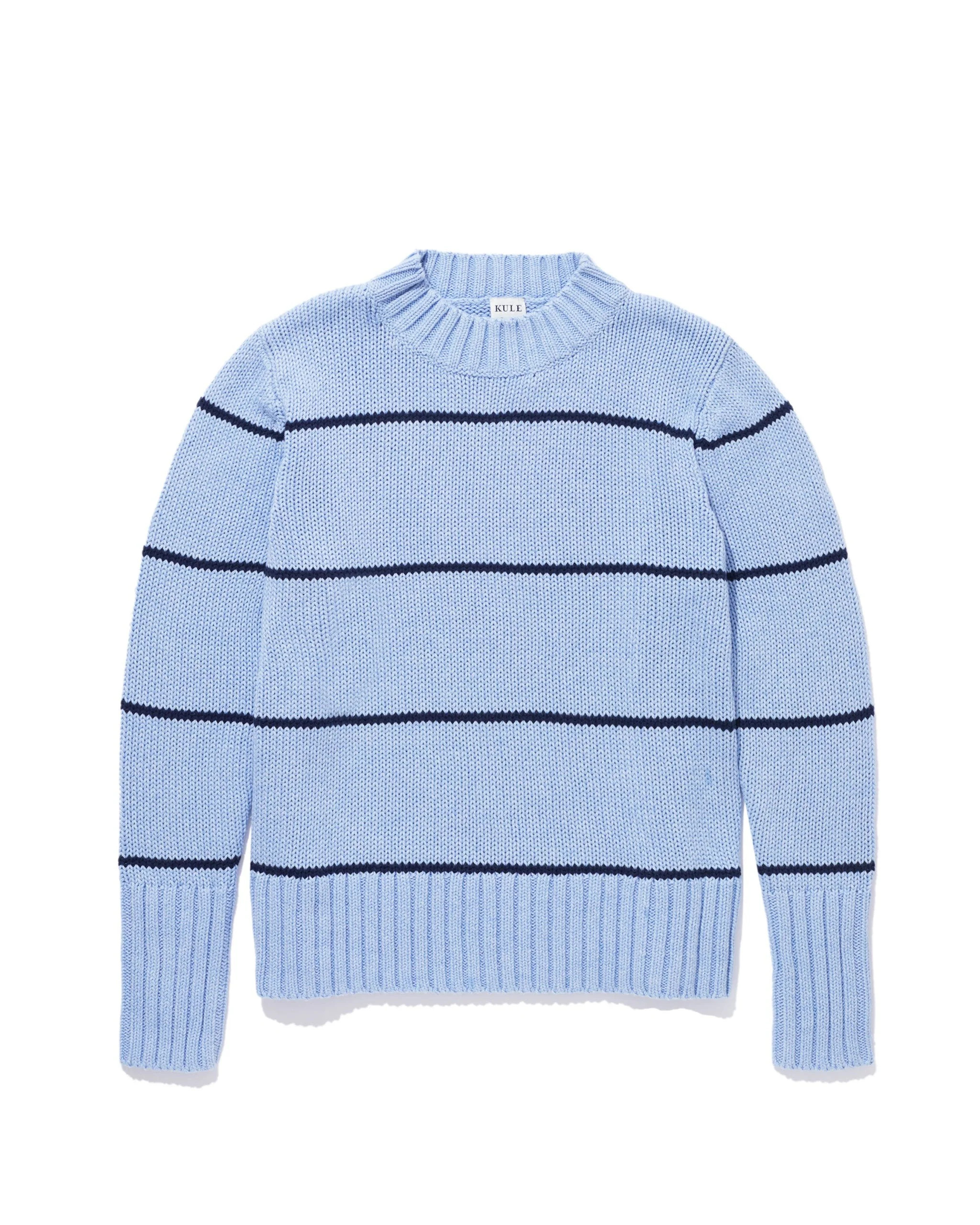 The Tatum - Heather Blue/Navy Ministripe | KULE (US)