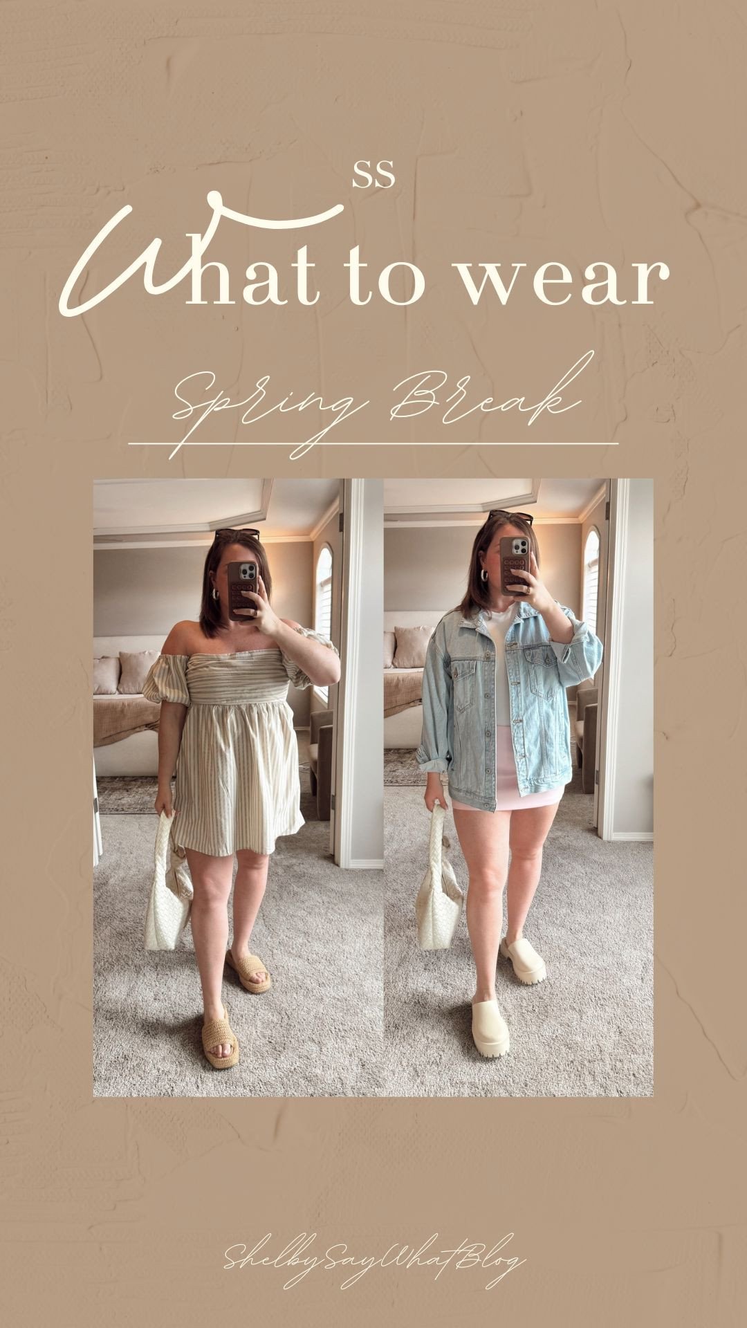 Midsize Spring Break or Vacation Outfits! Wearing a size Large. 

Size 12 | 5'4" | 180lbs 

 #LTKMidsize #LTKFindsUnder50 #LTKFindsUnder100