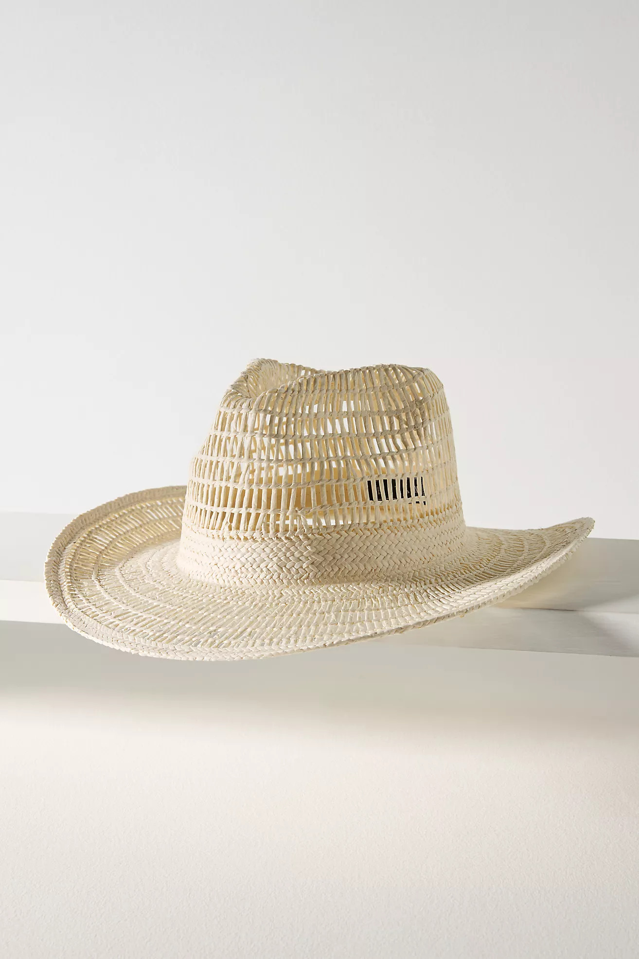 Wyeth Geo Open-Weave Straw Rancher | Anthropologie (US)