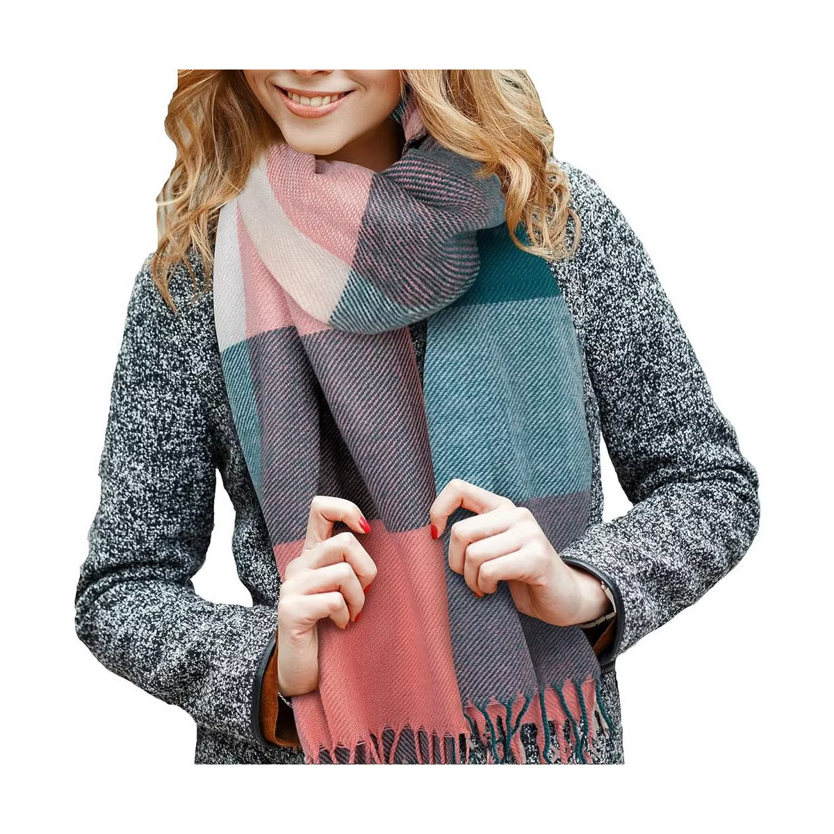 Market & Layne Women Winter Cashmere Scarves | Target
