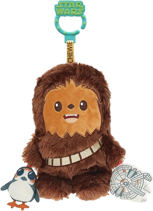 Kids Preferred Star Wars Chewbacca On The Go Activity Toy - with Rattle, Crinkle, Squeaker, Teeth... | Amazon (US)