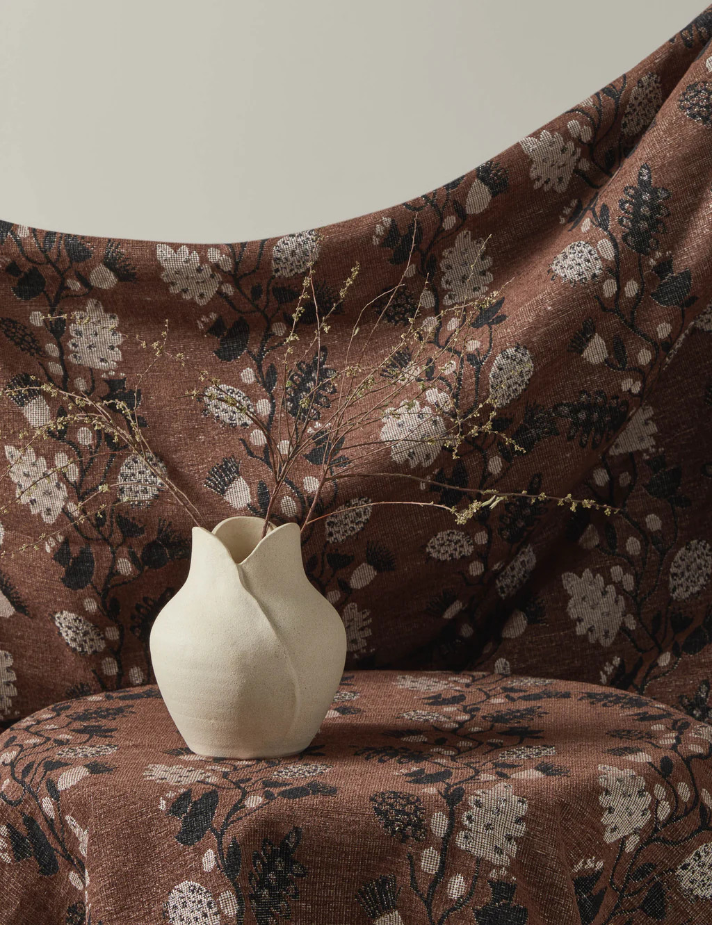Vini Botanical Jacquard Fabric | Lulu and Georgia 