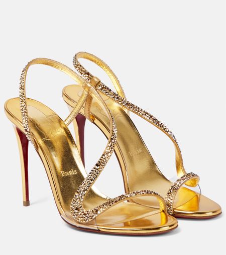 Super pretty Louboutin Rosalie high heels! ✨ They run small. I would recommend to size up 1 to 1,5 sizes. 
#LTKxNsale #LTKseasonal #highheels #Louboutin #heels #goldenheels

#LTKstyletip #LTKbrasil #LTKaustralia #LTKFind #LTKwedding #LTKshoecrush #LTKeurope