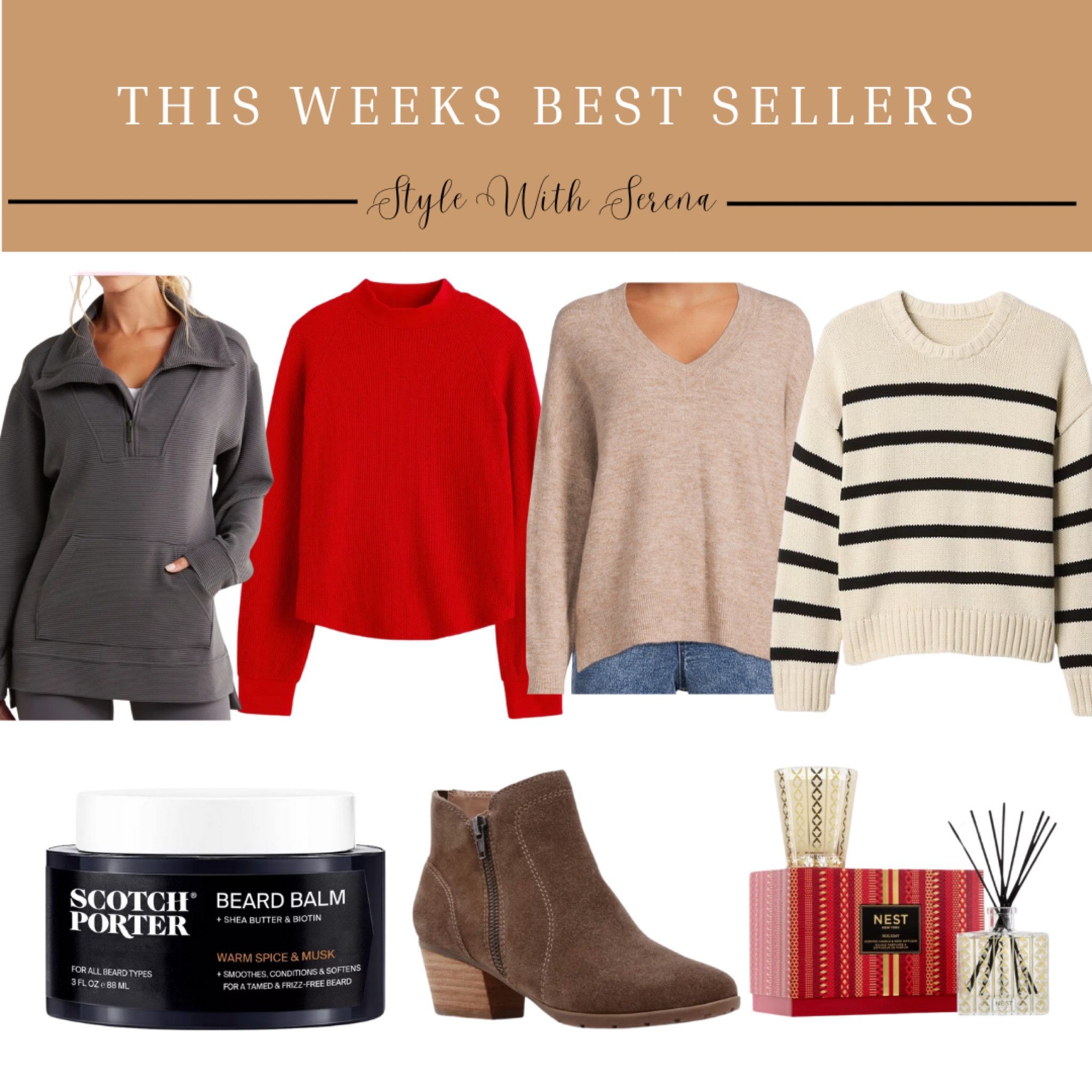 This weeks best sellers, best selling, sweaters, booties, men’s gift, winter outfit, pullover 

#LTKStyleTip #LTKSeasonal #LTKOver40