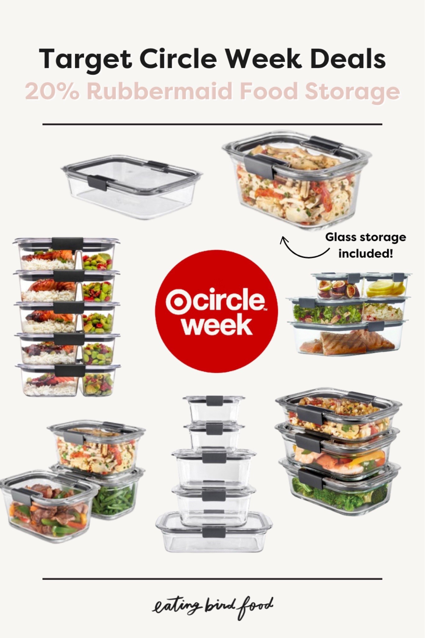 My fave Rubbermaid glass storage containers are all 20% off again this year! 

#LTKSeasonal #LTKSaleAlert #LTKHome