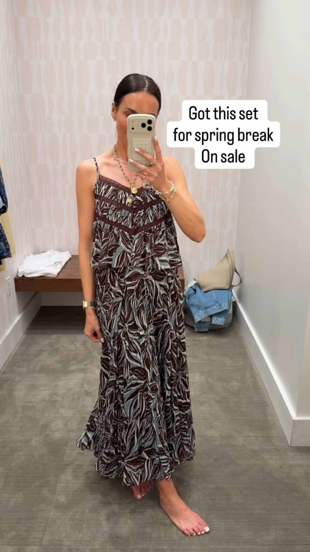 Matching set, elevated matching set, skirt set, tank top, patterned matching set, maxi skirt set, annabrstyle 

#LTKSeasonal #LTKTravel #LTKSpringSale