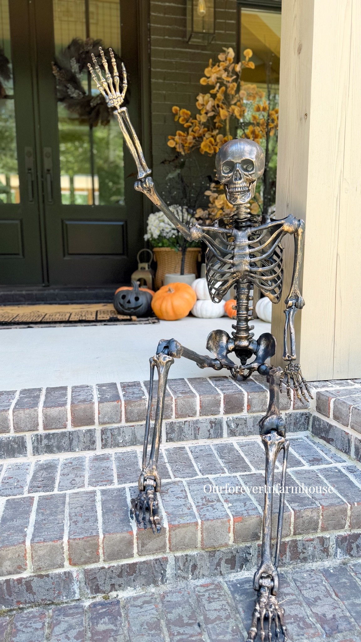 I may have squealed a little when these boxes arrived. 🖤🎃 I’m so honored to have been chosen to share some of the Halloween collection from one of my favorite designers, Becki Owens!

I styled a few of my favorites on our front porch, including the Vintage Brass Skeleton, Becki’s light-up Broomstick, the black/brass pumpkins, and the cutest Halloween burlap garland. The whole collection has that perfect mix of spooky and elevated without feeling overdone, and the pieces are even more beautiful in person.

And now I’m trying to talk myself out of going back for the giant wicker haunted house. It is SO good.

I linked everything I used and the haunted house and a few more of my favorites from the collection here. You seriously need to see it all! 🖤


@Becki Owens Living 
#beckiowensliving #ad

#LTKHome #LTKSeasonal