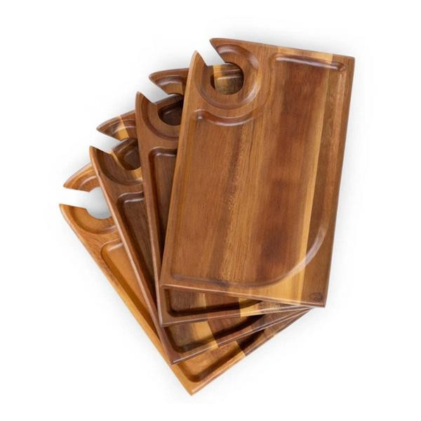 Picnic Time Rectangle Wine Appetizer Plate Set of 4 | Scheels Sports