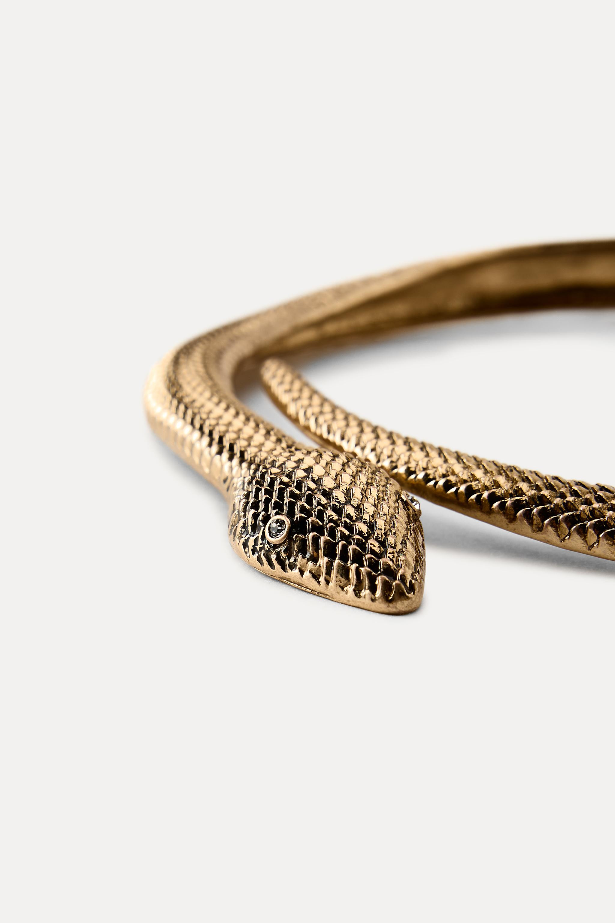 SNAKE CHOKER NECKLACE | Zara US