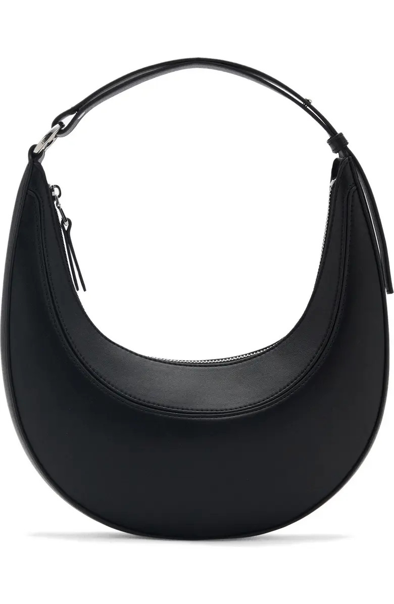 MANGO Oval Faux Leather Shoulder Bag | Nordstrom | Nordstrom