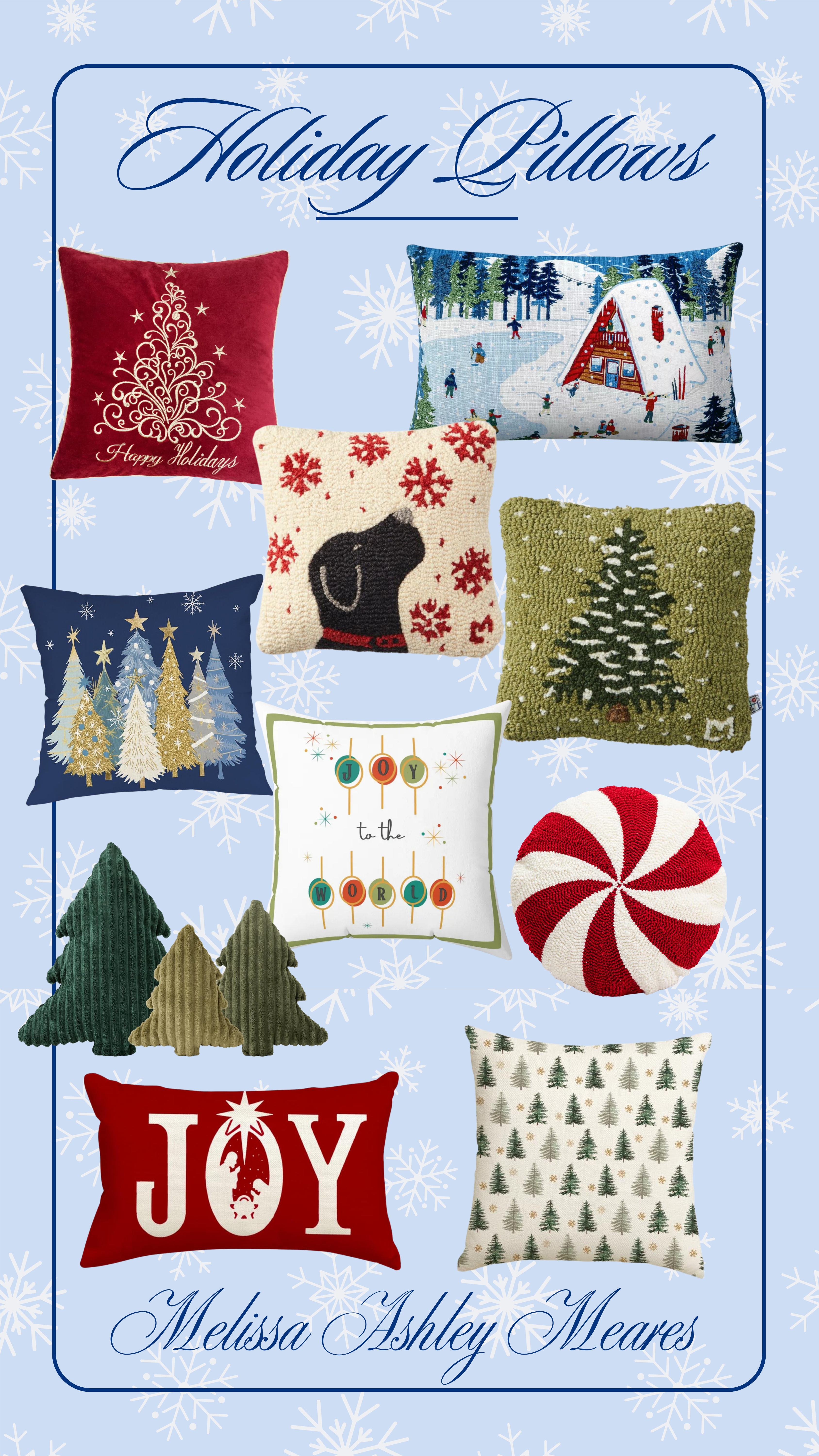 Cozy holiday vibes start with the pillows! 🎄✨ I rounded up the cutest Christmas pillows, perfect for giving your sofa or bedroom a festive refresh. 

 #ChristmasDecor #HolidayPillows #CozyHome #PillowRefresh #LTKGiftGuide #LTKHoliday #LTKHome