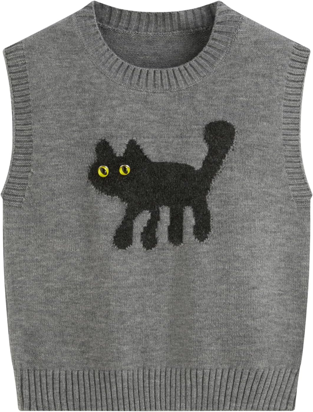 CIDER Women’s Sweater Vest Knit Sleeveless Pear Cute Graphic Tank Top | Amazon (US)