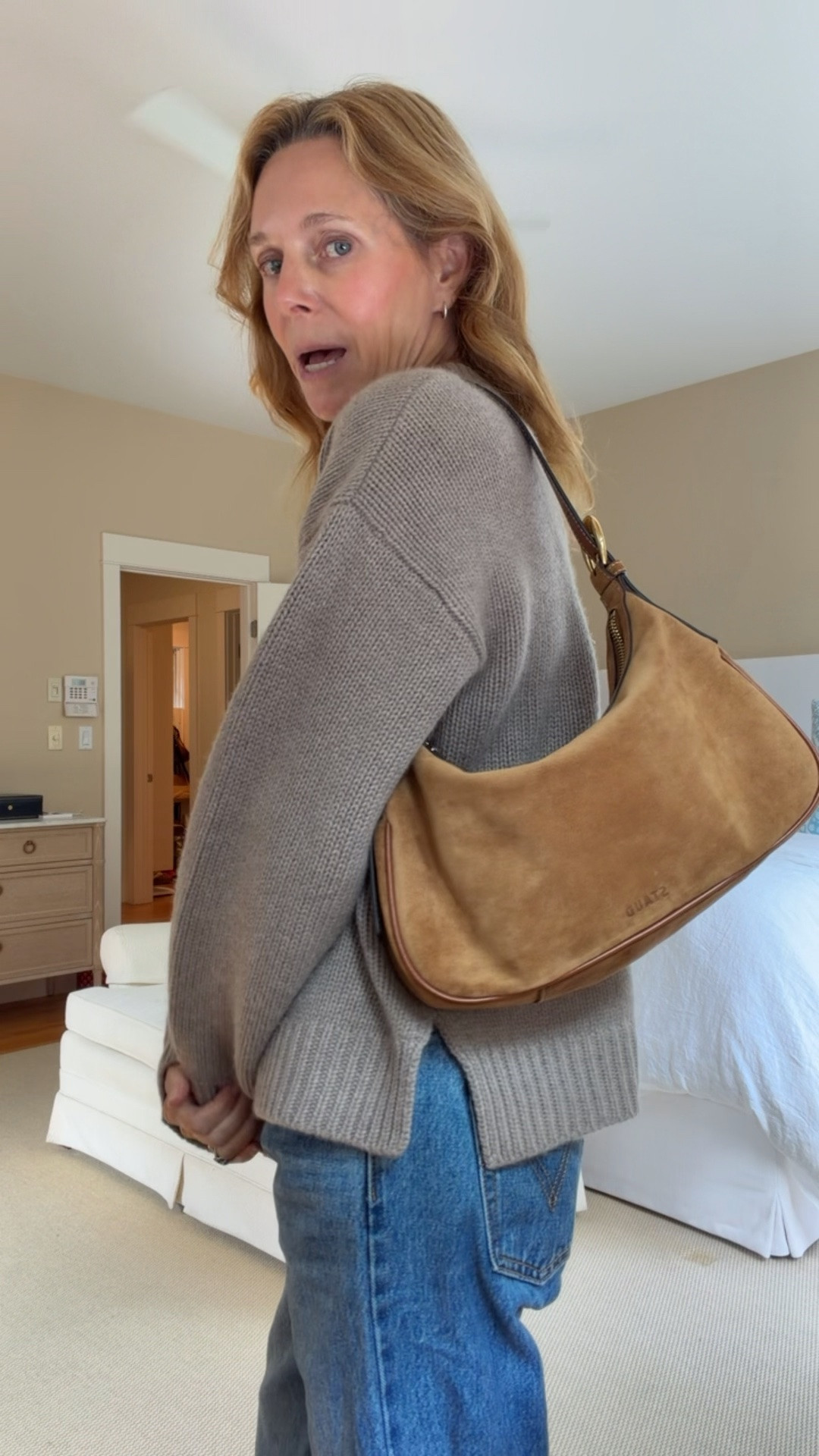 Beautiful suede Staud bag. Available in ShopBop sale!

#LTKgrwm #LTKootd #LTKdayinmylife