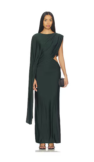 Ingrida Maxi Dress in Dark Emerald | Revolve Clothing (Global)