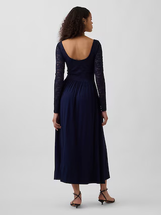Mixed Media Maxi Dress | Gap (US)