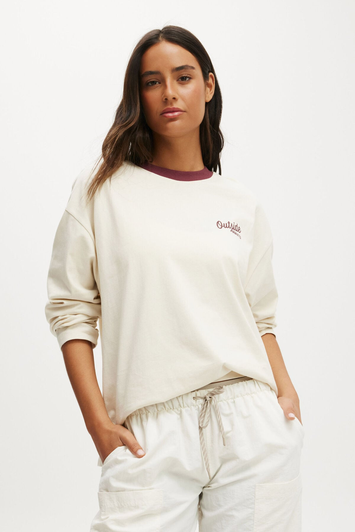 Long Sleeve Graphic Crew | Cotton On (UK)