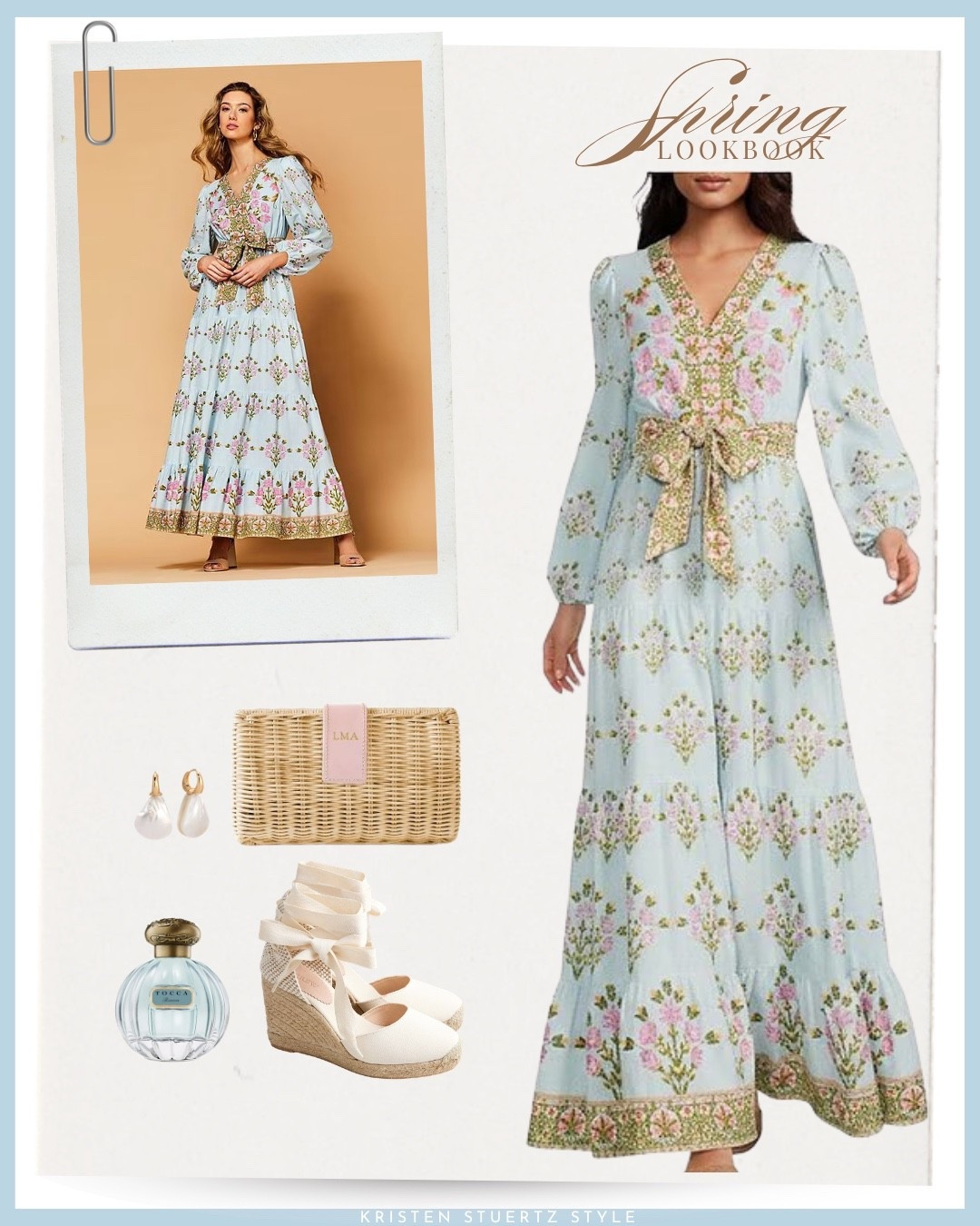 A beautiful blue maxi dress for spring!

I’ve paired this floral maxi dress by a loves a  with a Mark & Graham wicker clutch,  JCrew espadrilles, and pearl drop earrings. 

#date night outfits #spring outfits 2026 #spring dresses #easter dress women #vacation outfits beach #ltkshoecrush #ltkwedding

@ltk @dillards 

#LTKSeasonal #LTKTall #LTKOver40